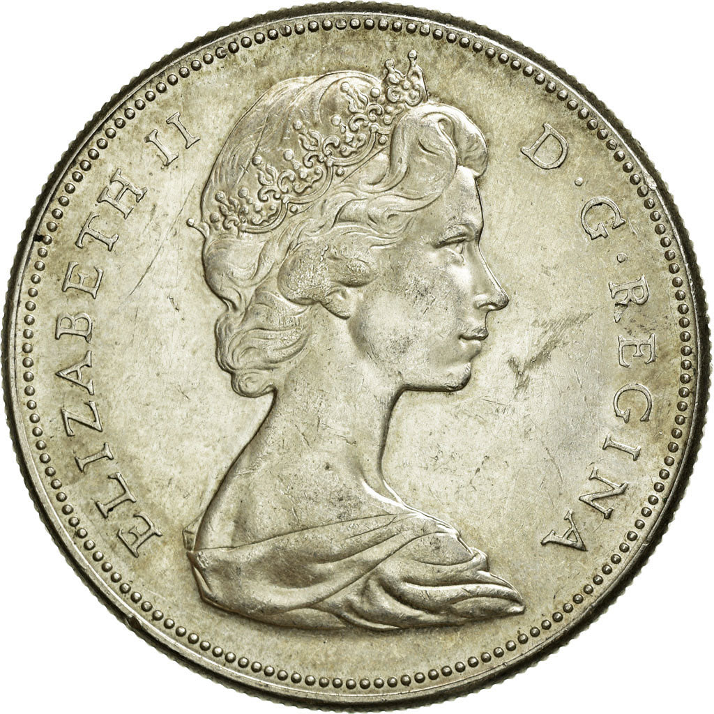 Coin, Canada, Elizabeth II, Dollar, 1967, Royal Canadian Mint, Ottawa