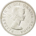 CANADA, Dollar, 1958, Royal Canadian Mint, KM #55, AU(50-53), Silver, 36, 23.50