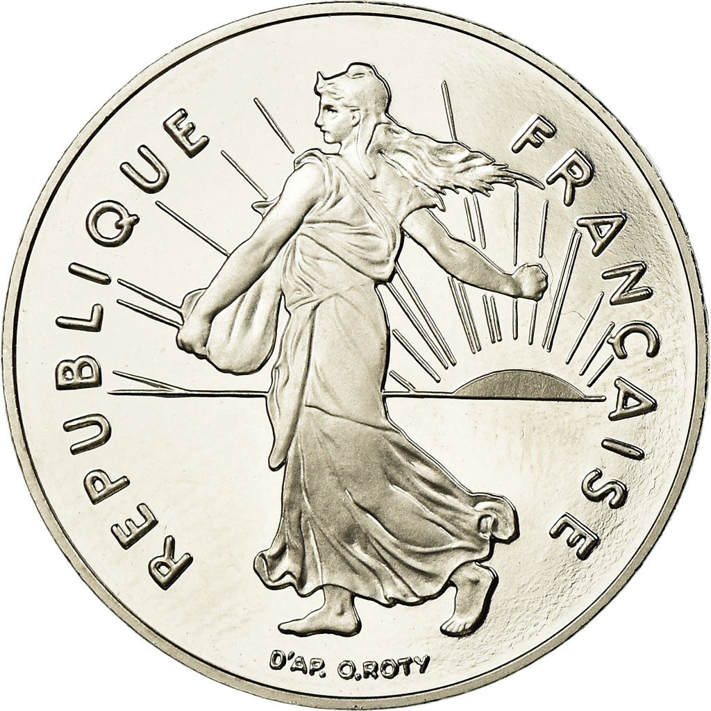 Coin, France, Semeuse, Franc, 1991, Paris, MS(65-70), Nickel, KM:925.2