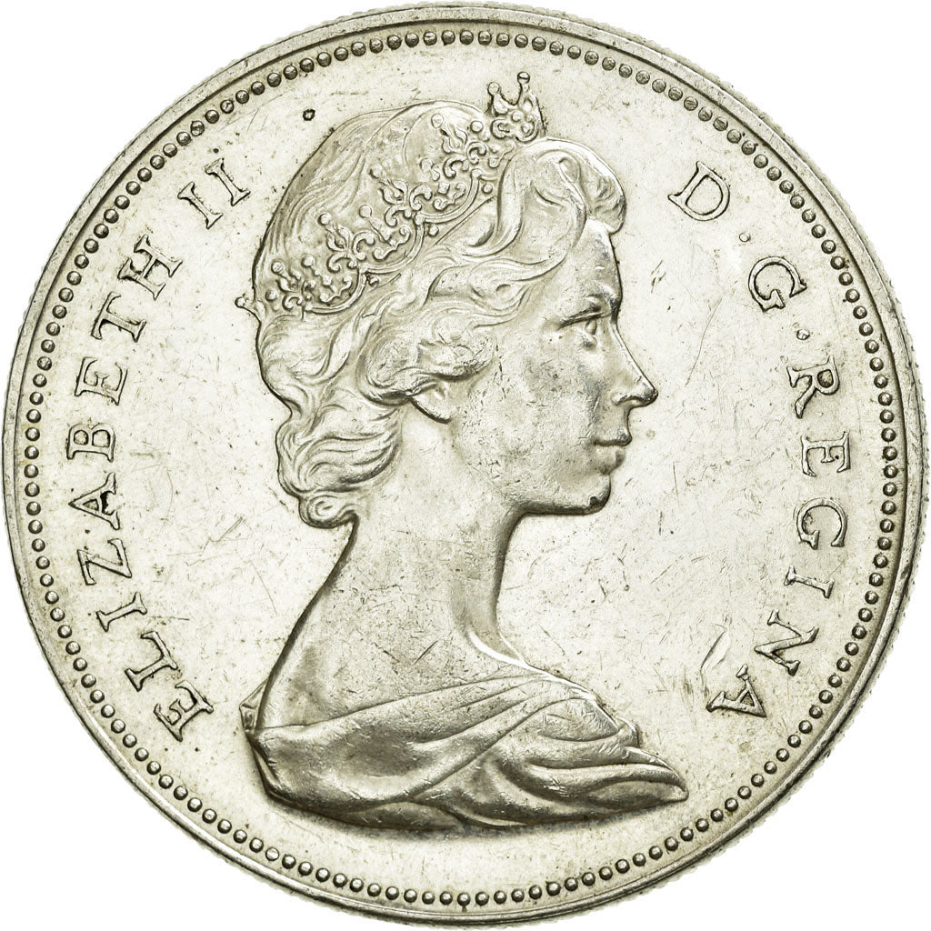 Coin, Canada, Elizabeth II, Dollar, 1966, Royal Canadian Mint, Ottawa