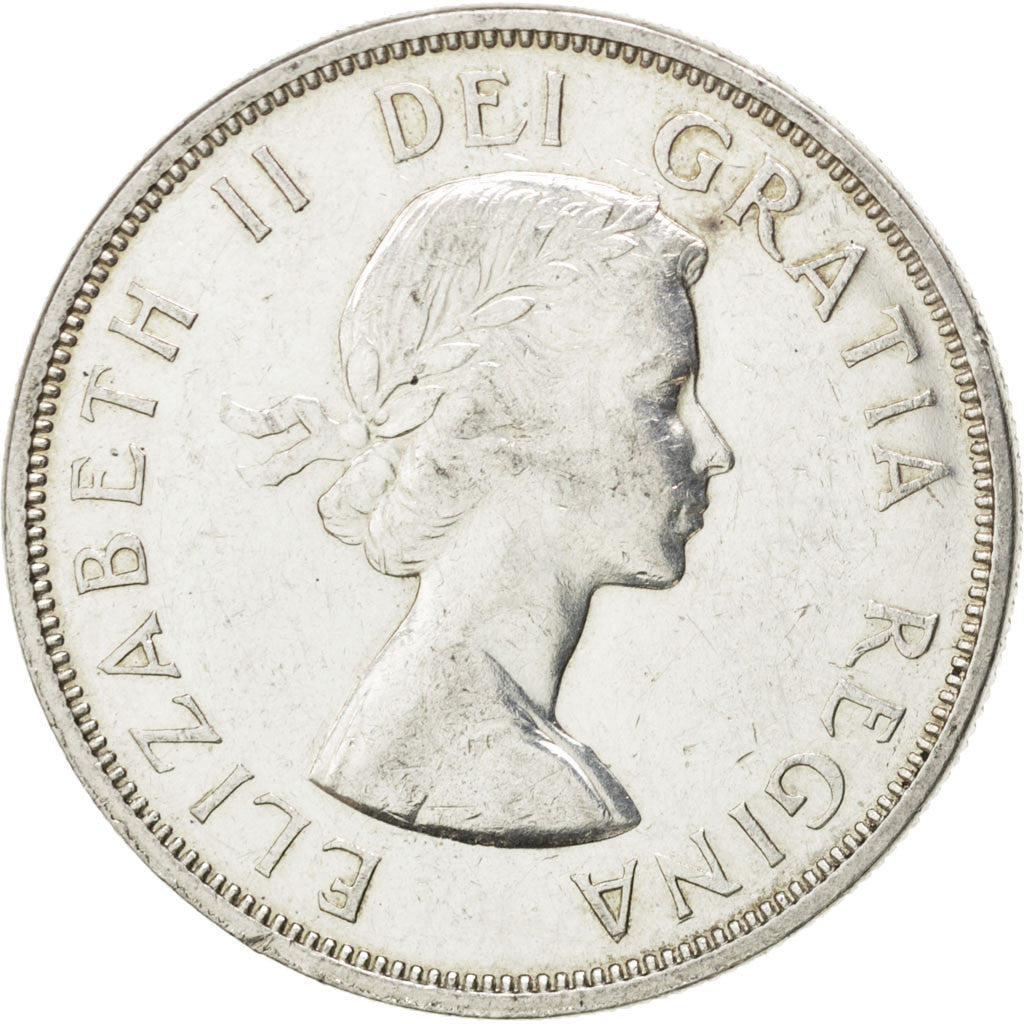 Coin, Canada, Elizabeth II, Dollar, 1962, Royal Canadian Mint, Ottawa