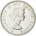Coin, Canada, Elizabeth II, Dollar, 1962, Royal Canadian Mint, Ottawa