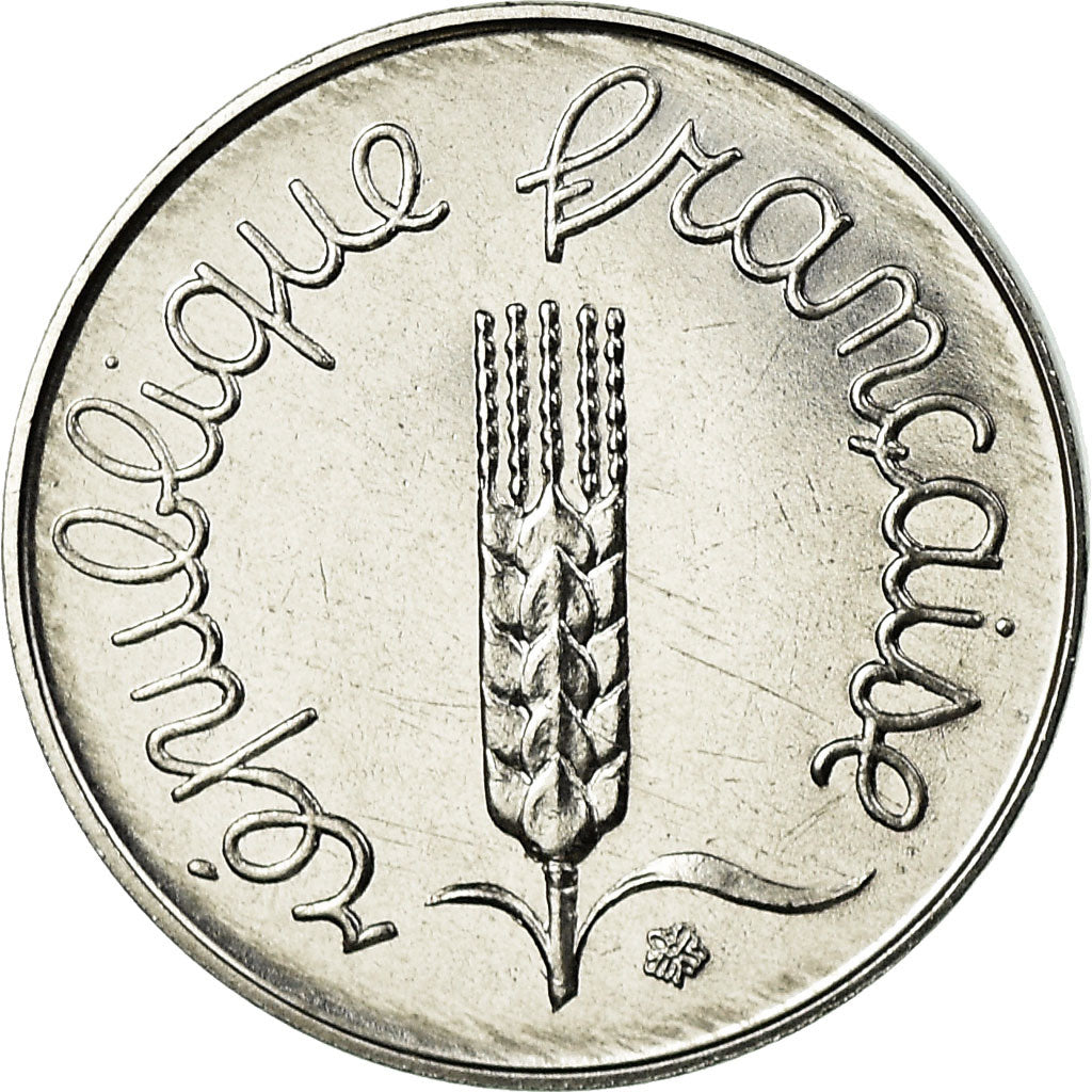 Moeda, França, Épi, Centime, 1988, Paris, MS(65-70), Aço Inoxidável, KM:928