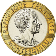 Münze, Frankreich, Montesquieu, 10 Francs, 1989, Paris, STGL, Bi-Metallic