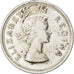 SOUTH AFRICA, 5 Shillings, 1953, KM #52, AU(50-53), Silver, 38.8, 28.18