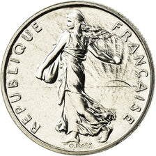Coin, France, Semeuse, 1/2 Franc, 1990, Paris, MS(65-70), Nickel, KM:931.1