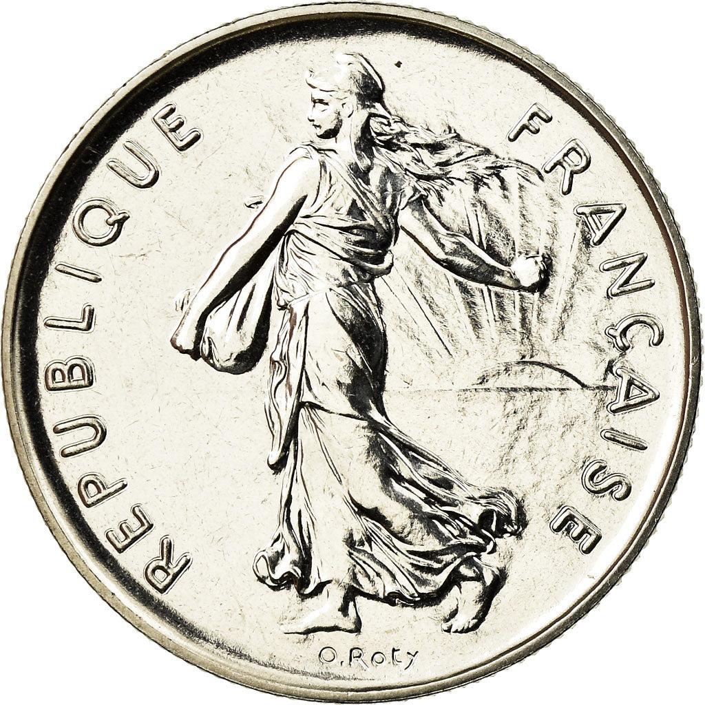 Coin, France, Semeuse, 5 Francs, 1990, Paris, MS(65-70), Nickel Clad