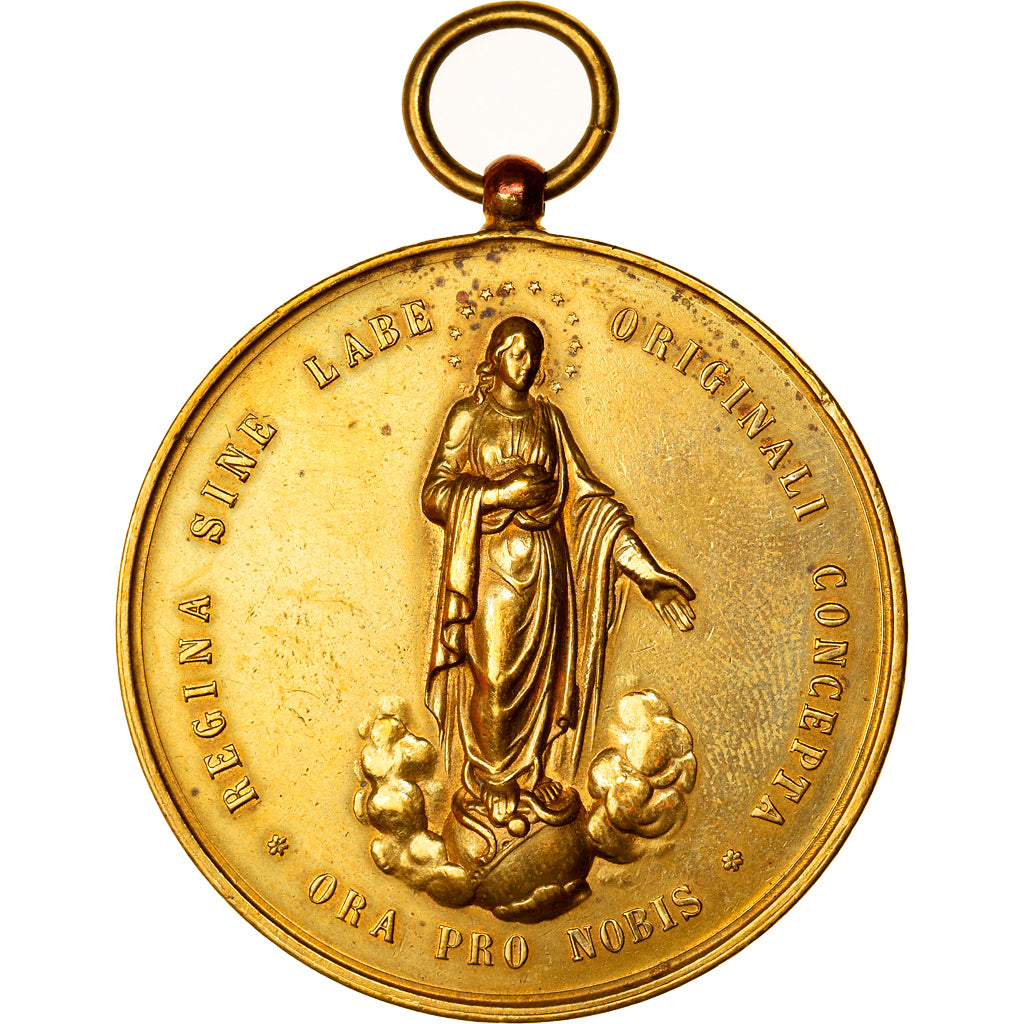 Vaticano, Medal, Saint Louis de Gonzague, Crenças e religiões, AU(55-58)