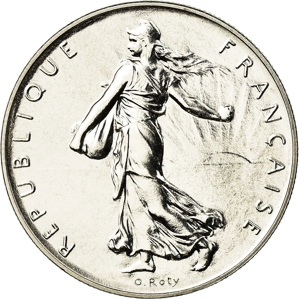 Moeda, França, Semeuse, Franc, 1981, Paris, MS(65-70), Níquel, KM:925.1