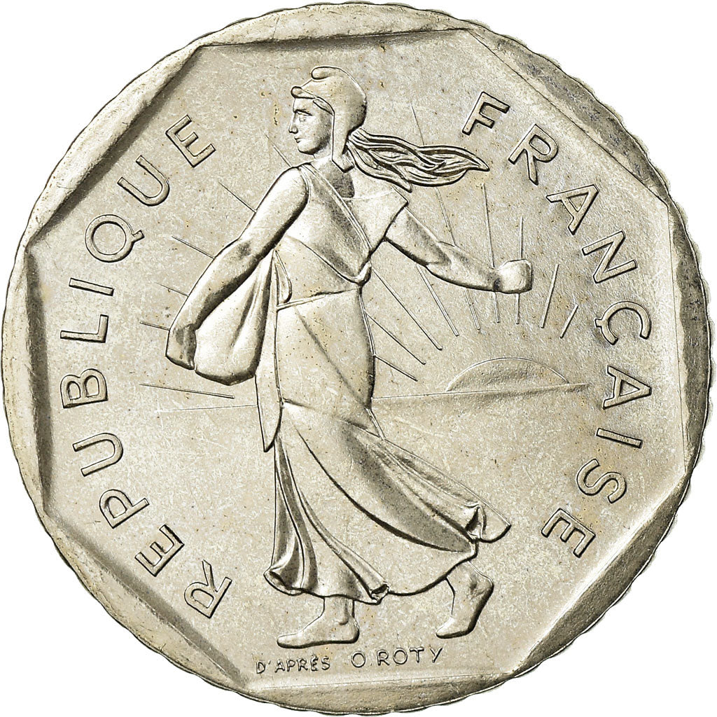 Moneda, Francia, Semeuse, 2 Francs, 1979, Paris, FDC, Níquel, KM:942.1