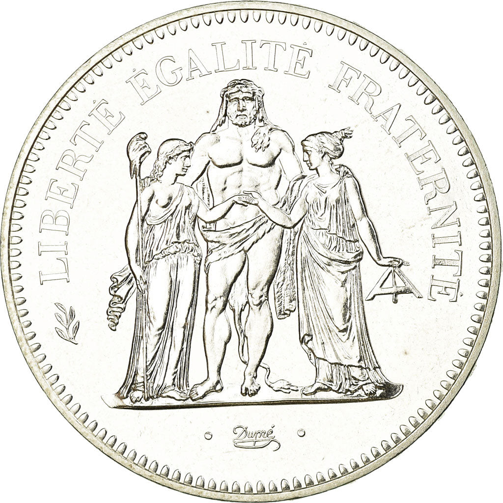 Coin, France, Hercule, 50 Francs, 1979, Paris, MS(65-70), Silver, KM:941.1