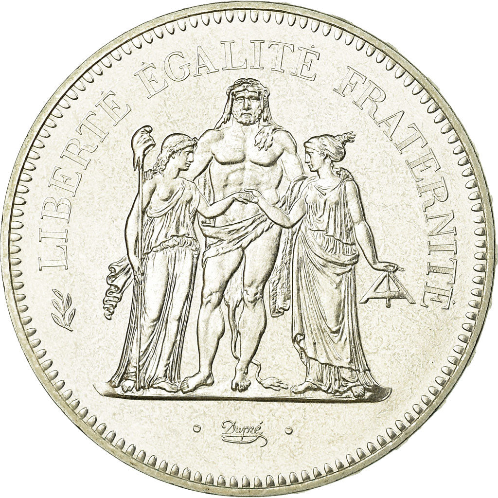 Coin, France, Hercule, 50 Francs, 1979, Paris, MS(65-70), Silver, KM:941.1