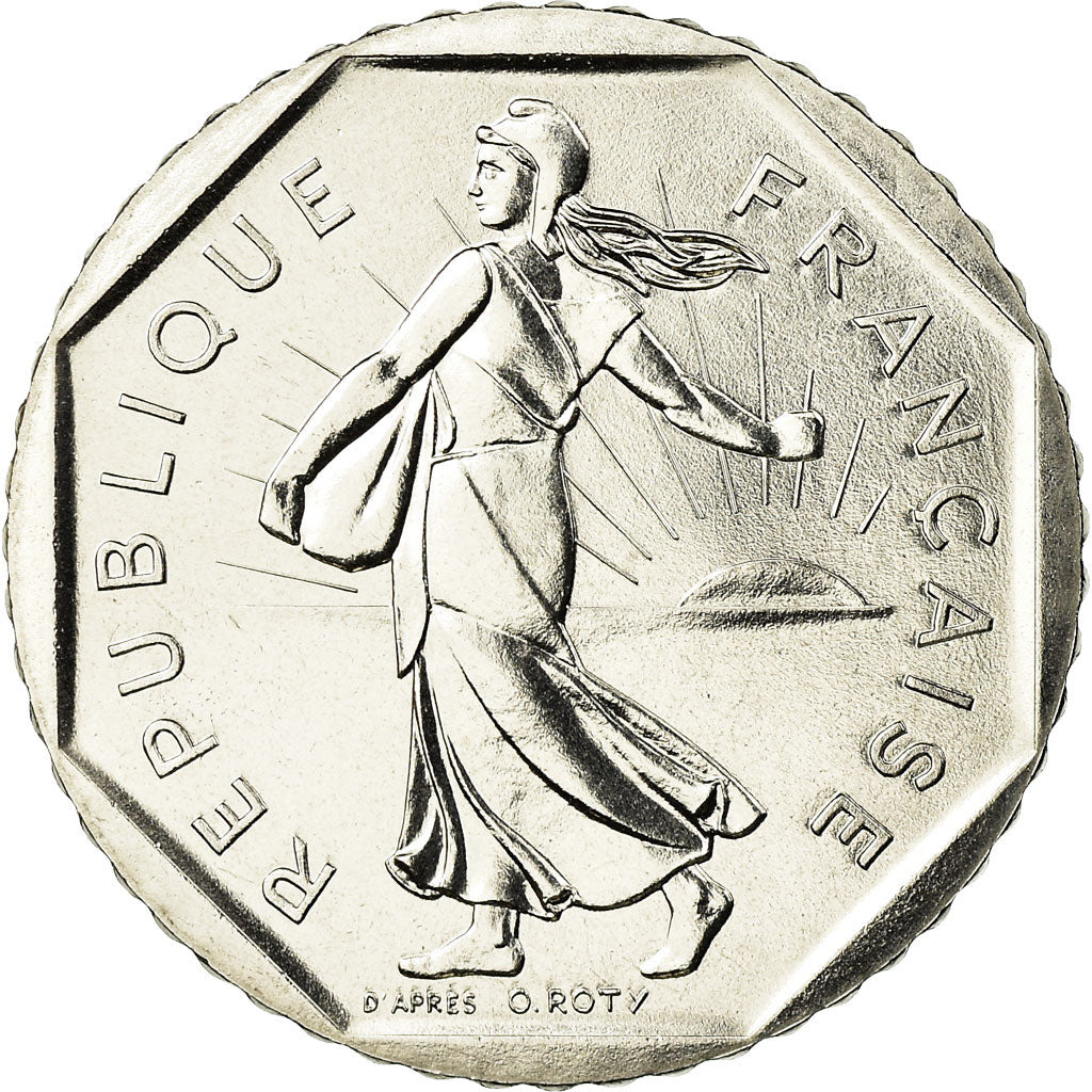 Moneda, Francia, Semeuse, 2 Francs, 1982, Paris, FDC, Níquel, KM:942.1