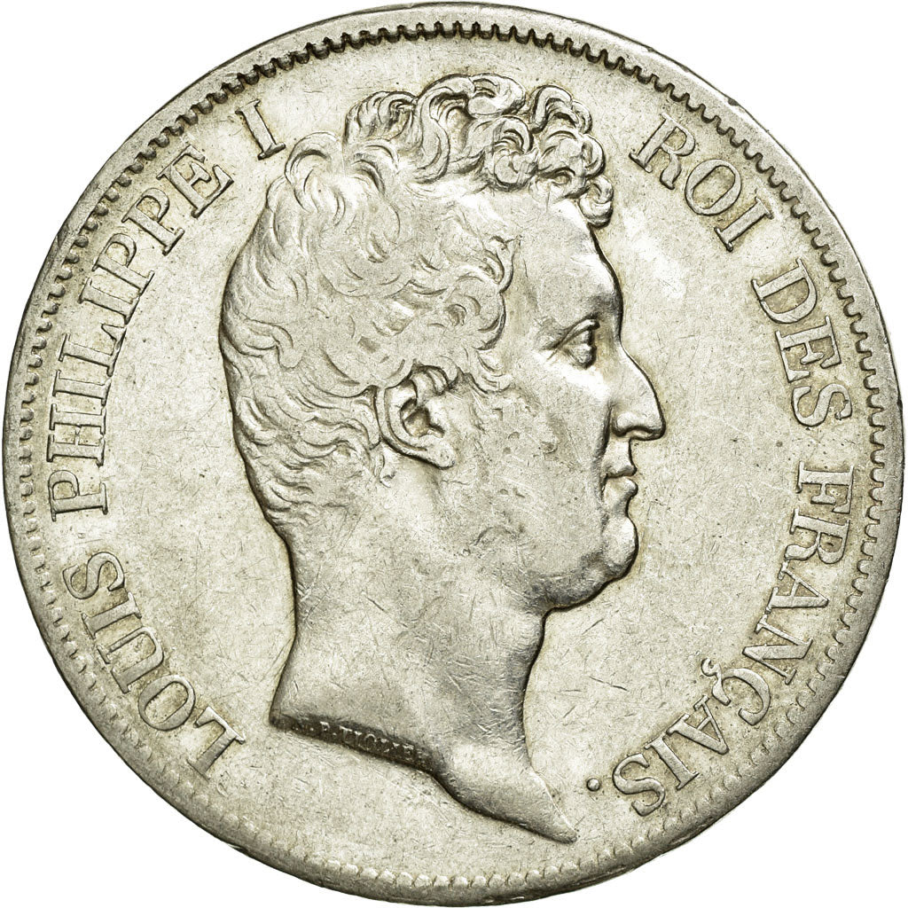 Coin, France, Louis-Philippe, 5 Francs, 1831, Lille, AU(50-53), Silver