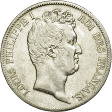 Coin, France, Louis-Philippe, 5 Francs, 1831, Lille, AU(50-53), Silver