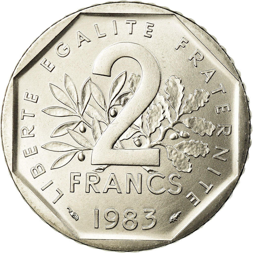 Monnaie, France, Semeuse, 2 Francs, 1983, Paris, FDC, Nickel, Gadoury:547