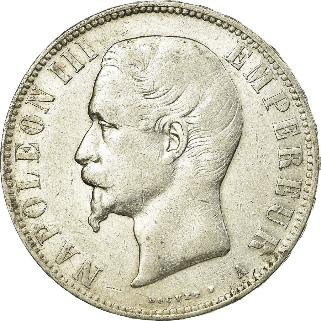 Monnaie, France, Napoleon III, Napoléon III, 5 Francs, 1856, Paris, TTB+