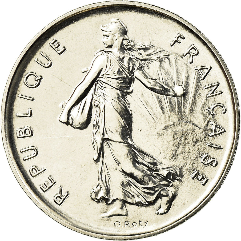 Coin, France, Semeuse, 5 Francs, 1983, Paris, MS(65-70), Nickel Clad