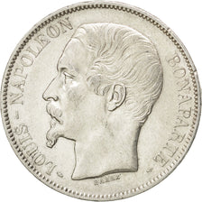 Deuxième République, 5 Francs Louis-Napoléon Bonaparte, 1852 A, KM 773.1