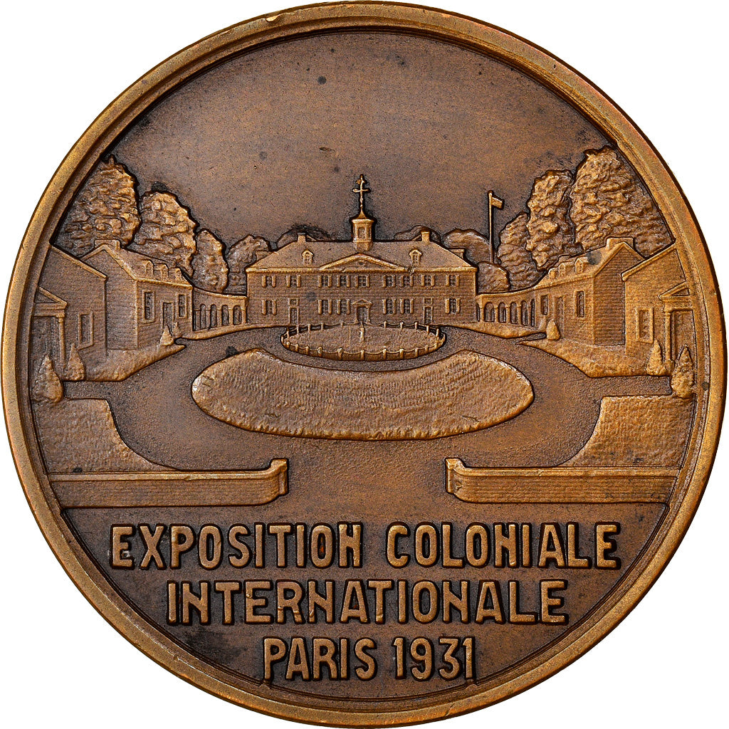 France, Medal, Exposition Coloniale Internationale, Paris 1931, Washington et