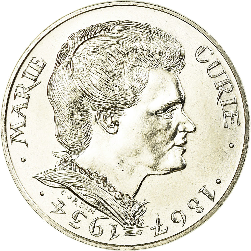 Coin, France, Marie Curie, 100 Francs, 1984, MS(65-70), Silver, KM:955