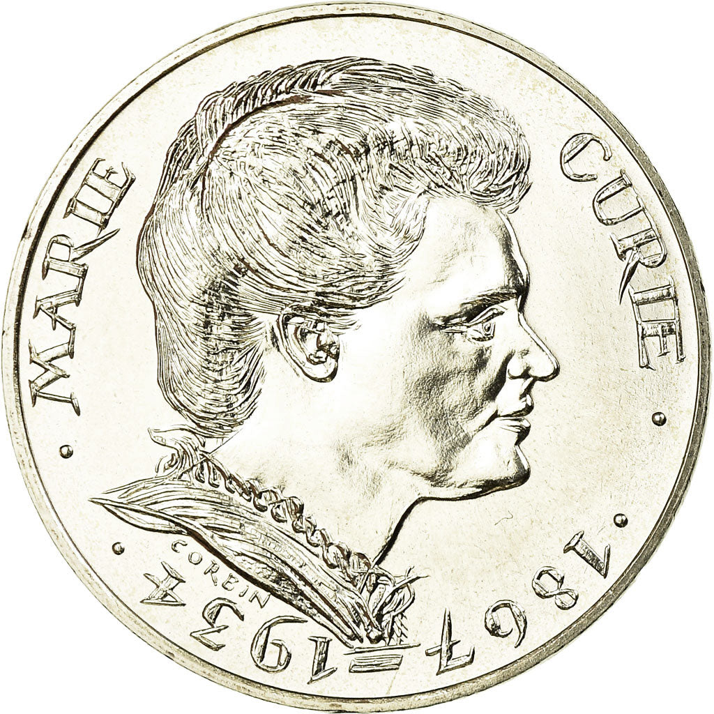 Coin, France, Marie Curie, 100 Francs, 1984, MS(65-70), Silver, KM:955