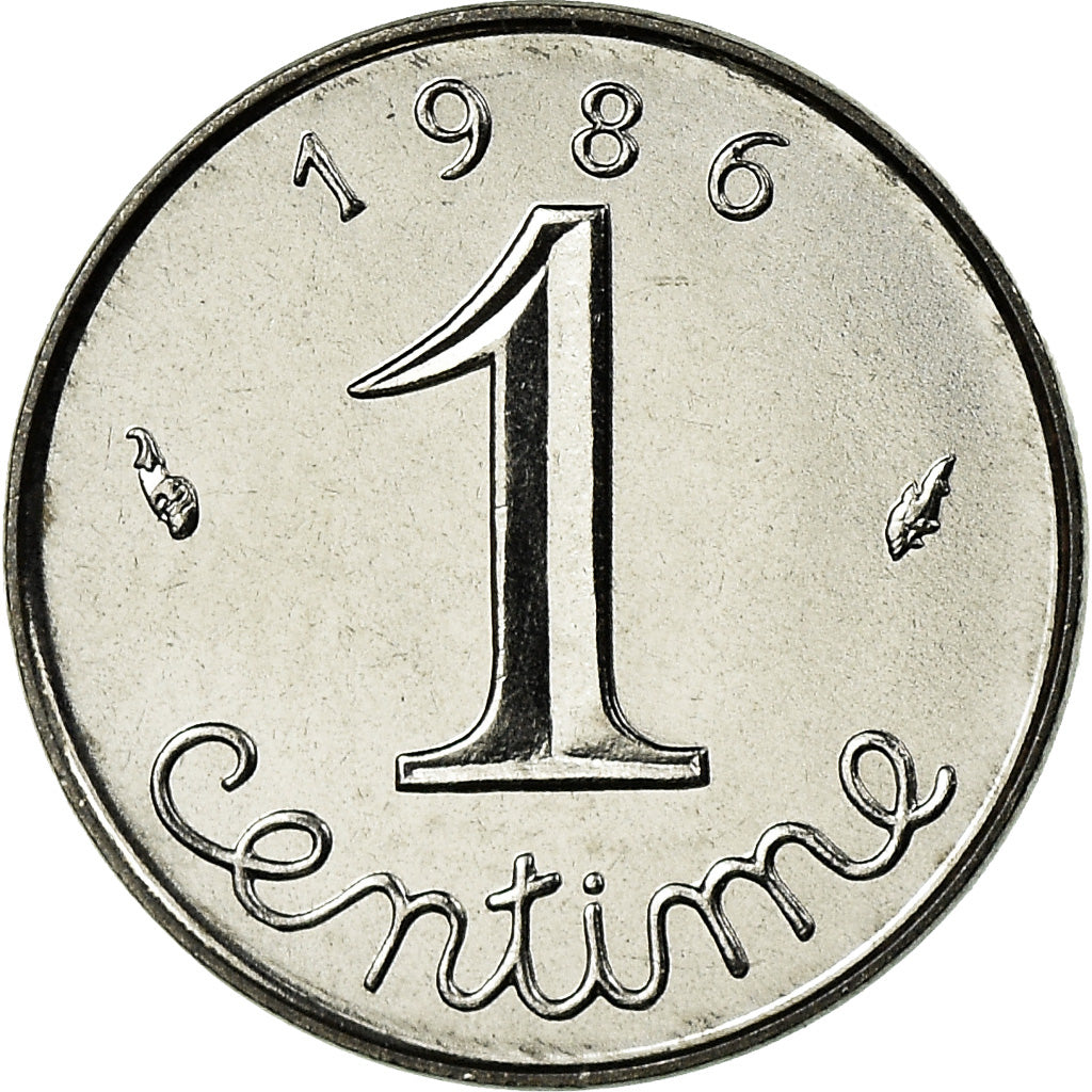 Moneta, Francia, Épi, Centime, 1986, Paris, FDC, Acciaio inossidabile, KM:928