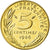 Monnaie, France, Marianne, 5 Centimes, 1986, Paris, FDC, Aluminum-Bronze