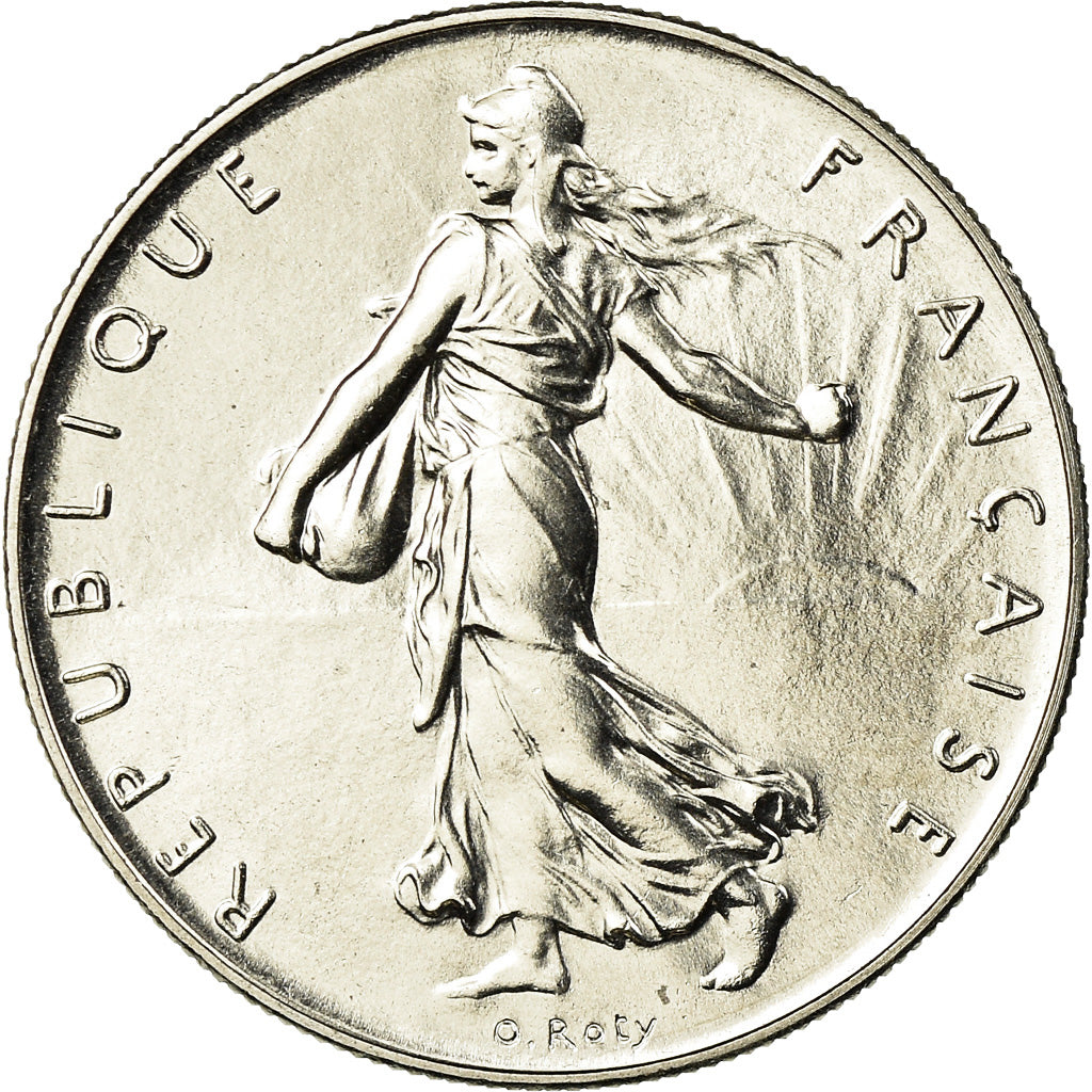 Moneta, Francia, Semeuse, Franc, 1987, Paris, FDC, Nichel, KM:925.1, Gadoury:474