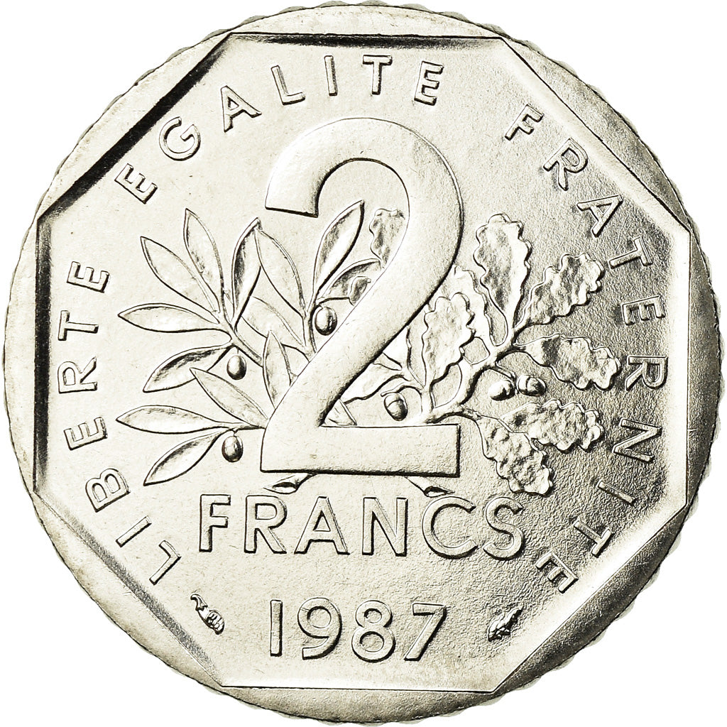 Monnaie, France, Semeuse, 2 Francs, 1987, Paris, FDC, Nickel, Gadoury:547