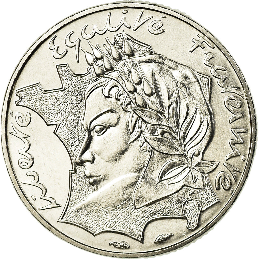 Moneta, Francia, Jimenez, 10 Francs, 1986, Paris, FDC, Nichel, KM:959