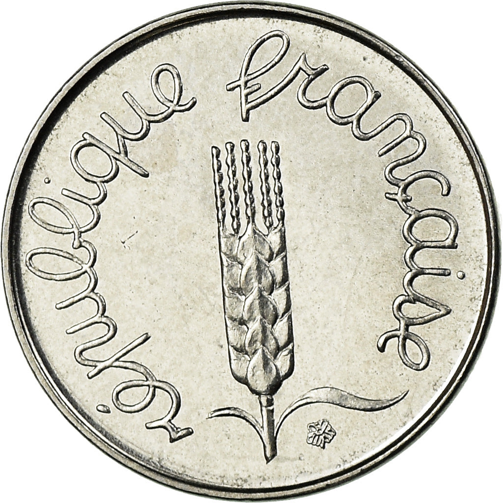 Moneda, Francia, Épi, Centime, 1976, Paris, FDC, Acero inoxidable, KM:928