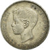 Moneta, Spagna, Alfonso XIII, 5 Pesetas, 1898, BB, Argento, KM:707