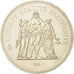 Coin, France, Hercule, 50 Francs, 1976, Paris, MS(65-70), Silver, KM:941.1