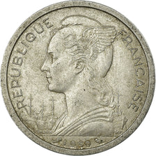 Coin, Réunion, 2 Francs, 1969, EF(40-45), Aluminum, KM:8
