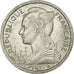 Coin, Réunion, 2 Francs, 1971, EF(40-45), Aluminum, KM:8