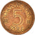 Monnaie, Danemark, Margrethe II, 5 Öre, 1984, Copenhagen, TTB, Copper Clad