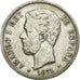 Münze, Spanien, Amadeao I, 5 Pesetas, 1871, S+, Silber, KM:666