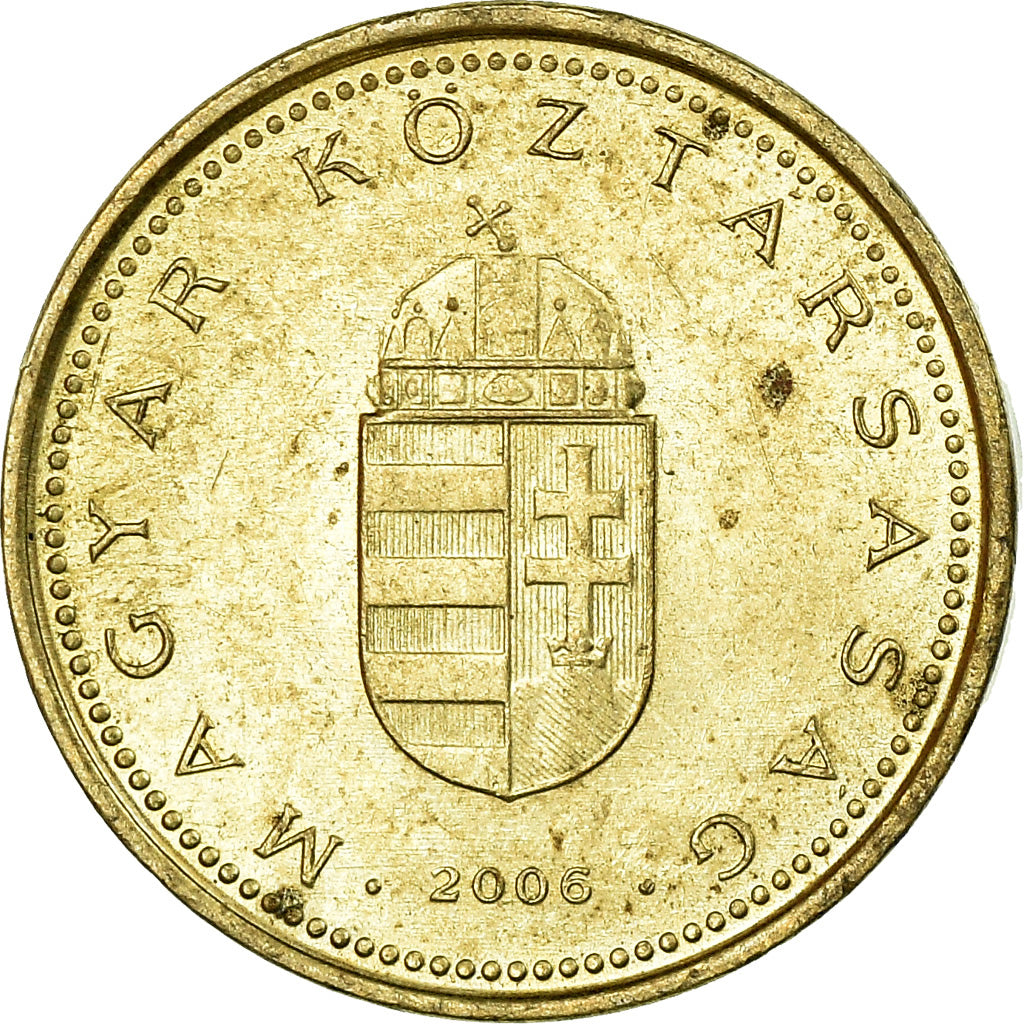 Moneta, Węgry, Forint, 2006, Budapest, EF(40-45), Mosiądz niklowy, KM:692