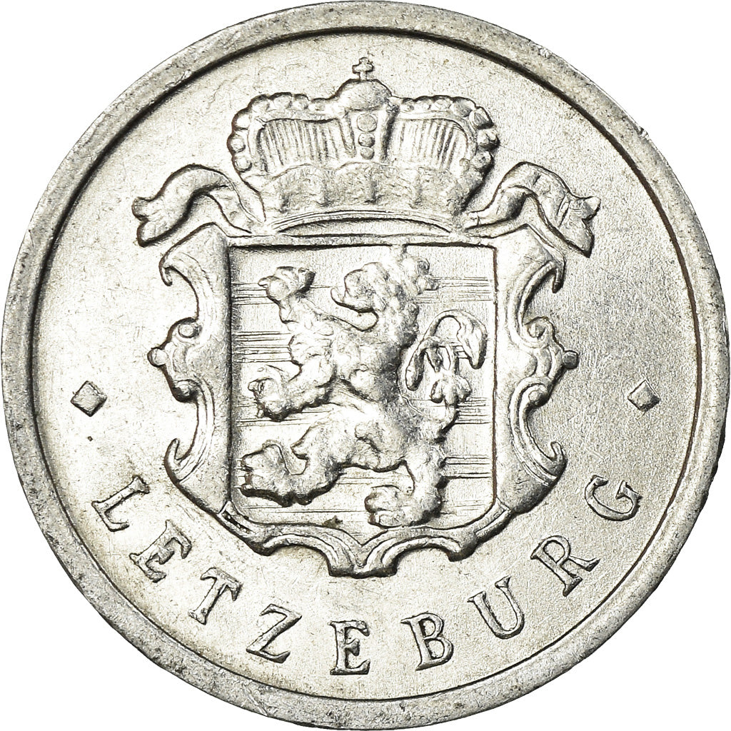 Coin, Luxembourg, Jean, 25 Centimes, 1954, AU(55-58), Aluminum, KM:45a.1