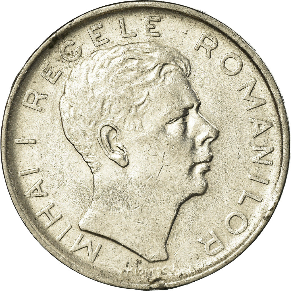 Moeda, Roménia, Mihai I, 100 Lei, 1943, EF(40-45), Aço Revestido a Níquel