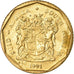 Münze, Südafrika, 10 Cents, 1991, VZ, Bronze Plated Steel, KM:135