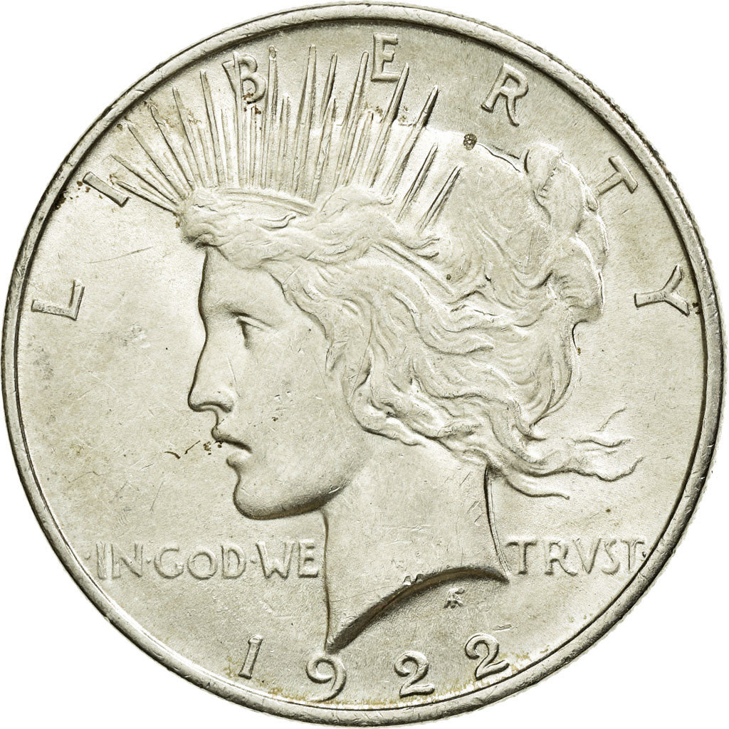 Münze, Vereinigte Staaten, Peace Dollar, Dollar, 1922, U.S. Mint, Philadelphia