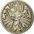 Moneda, Checoslovaquia, 50 Haleru, 1922, MBC, Cobre - níquel, KM:2