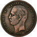 Coin, Greece, George I, 10 Lepta, 1878, VF(30-35), Copper, KM:55