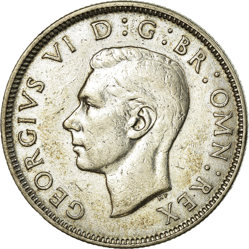 Coin, Great Britain, George VI, Florin, Two Shillings, 1943, EF(40-45), Silver