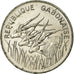 Coin, Gabon, 100 Francs, 1977, Paris, EF(40-45), Nickel, KM:13