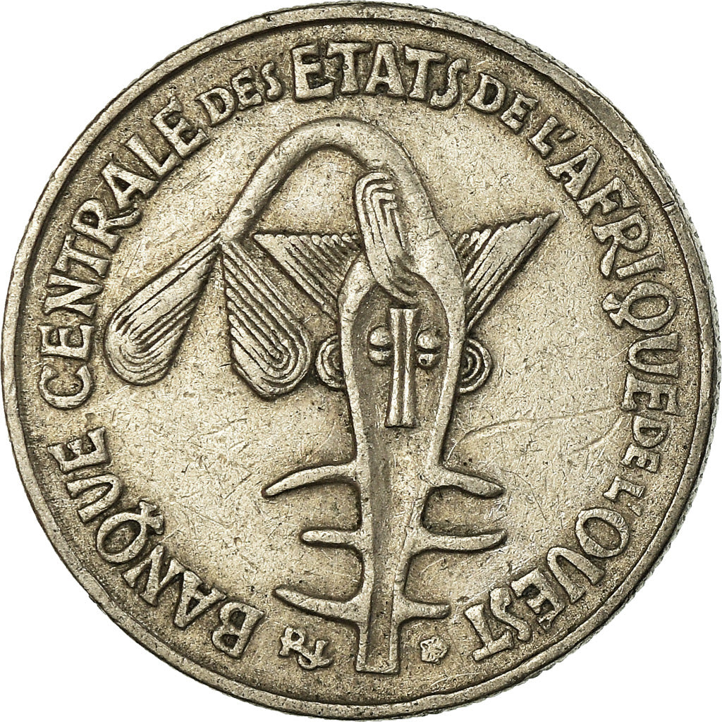 Moeda, Estados da África Ocidental, 50 Francs, 1979, EF(40-45), Cobre-níquel