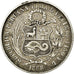 Moneda, Perú, SOUTH PERU, Sol, 1868, Lima, BC+, Plata, KM:196.3