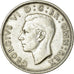 Coin, Great Britain, George VI, Florin, Two Shillings, 1944, EF(40-45), Silver
